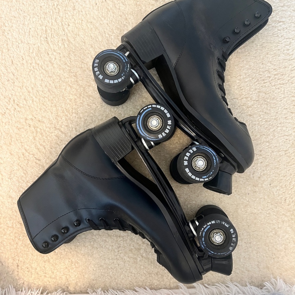Classic Black Roller Skates